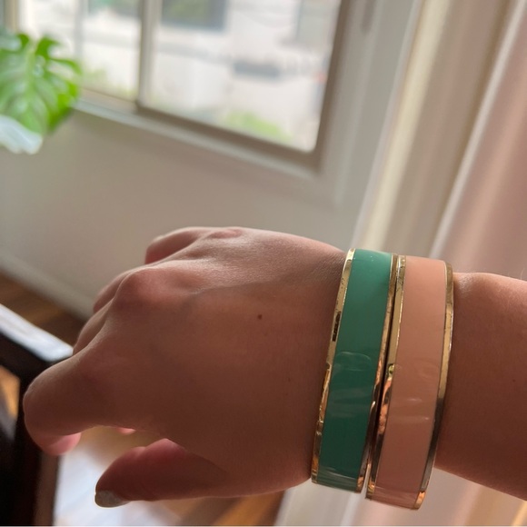 Set of 2 Anthropologie Enamel Bangles - Picture 4 of 8
